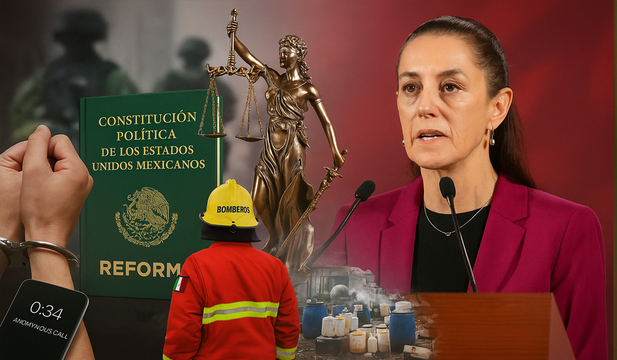 Sheinbaum lanza estrategia nacional contra extorsión y propone reforma constitucional para combatirla