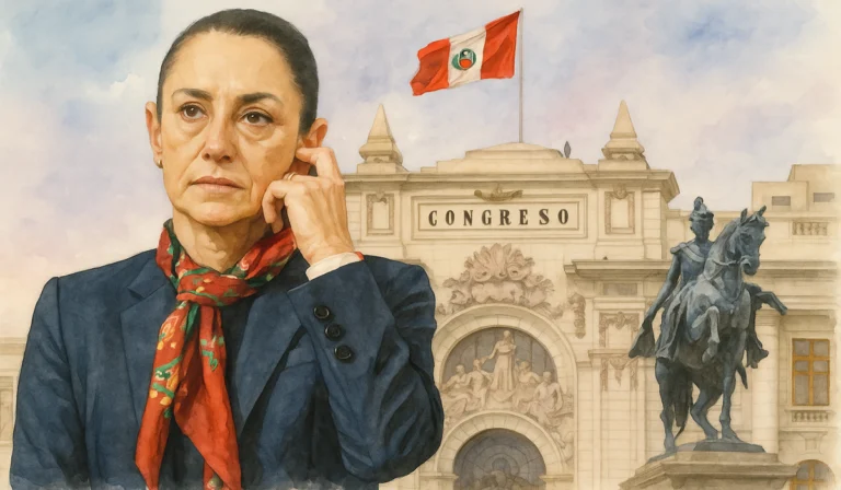 Sheinbaum persona non grata Perú