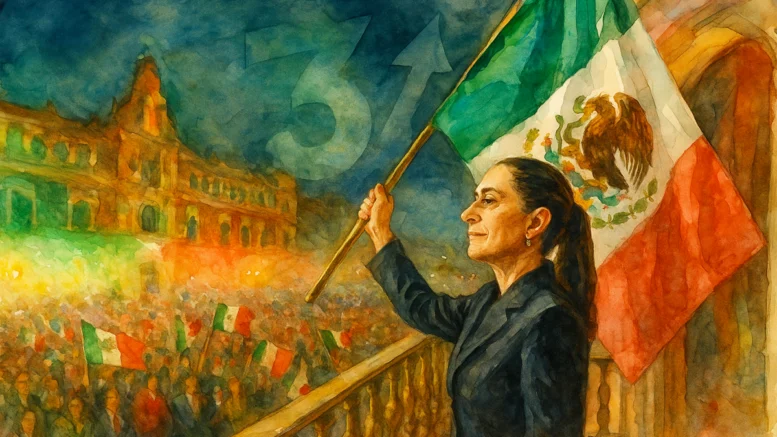 Sheinbaum 73% aprobación