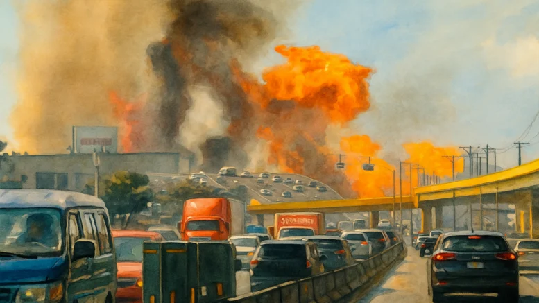 explosión pipa Zaragoza