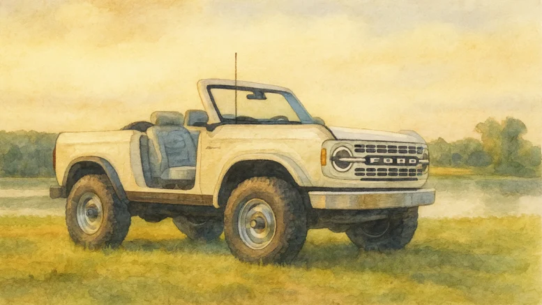 Ford Bronco Roadster Concept