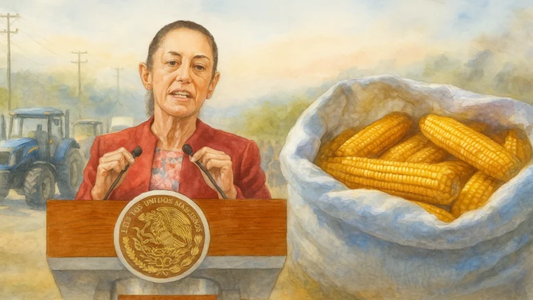 Apoyo 950 pesos por tonelada de maíz