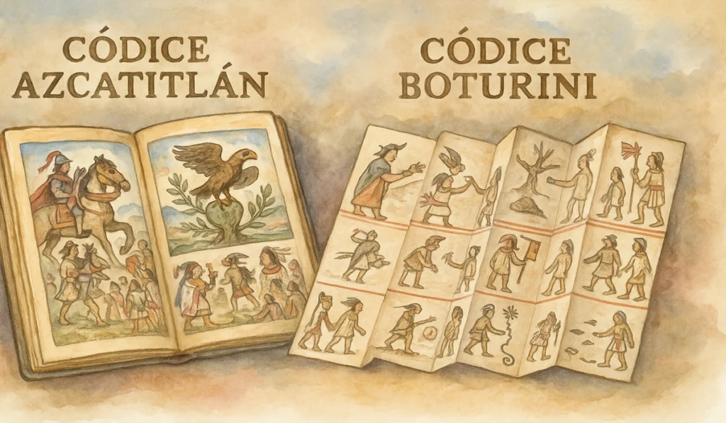 Códice Azcatitlán y Códice Boturini