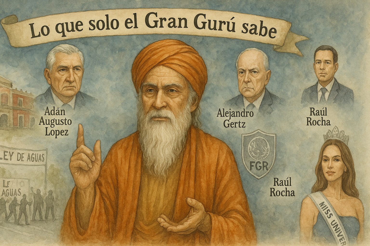 Lo que solo el Gran Gurú sabe: Adán Augusto, Gertz, Miss Universo y el reality de la 4T