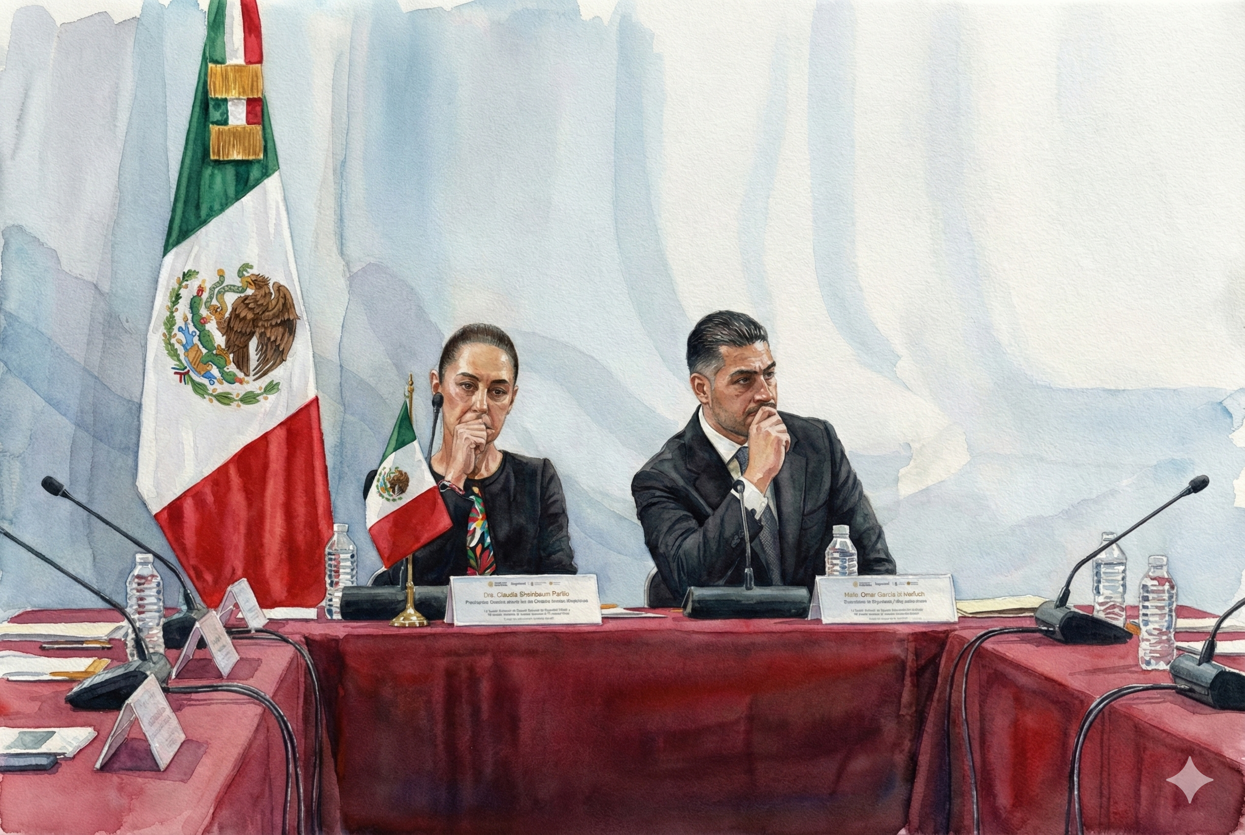 El nuevo "Jefe" en Palacio: Harfuch dobla a Bedolla y exhibe la debilidad de la 4T