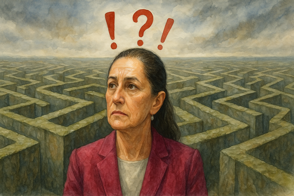 Sheinbaum laberinto 2025