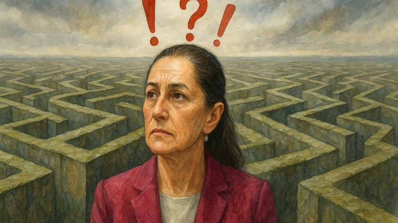 Sheinbaum laberinto 2025