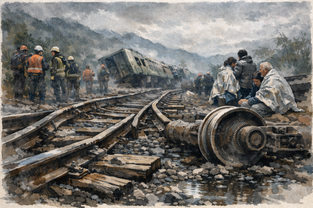 descarrilamiento del Tren Interoceánico