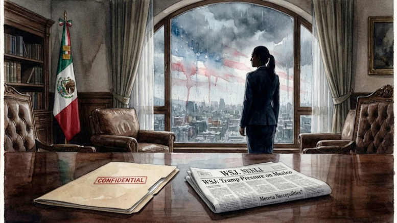 El WSJ revela que Trump exige a Sheinbaum la detención de narcopolíticos en Morena. Analizamos el impacto de estas "demandas insostenibles" para la 4T.