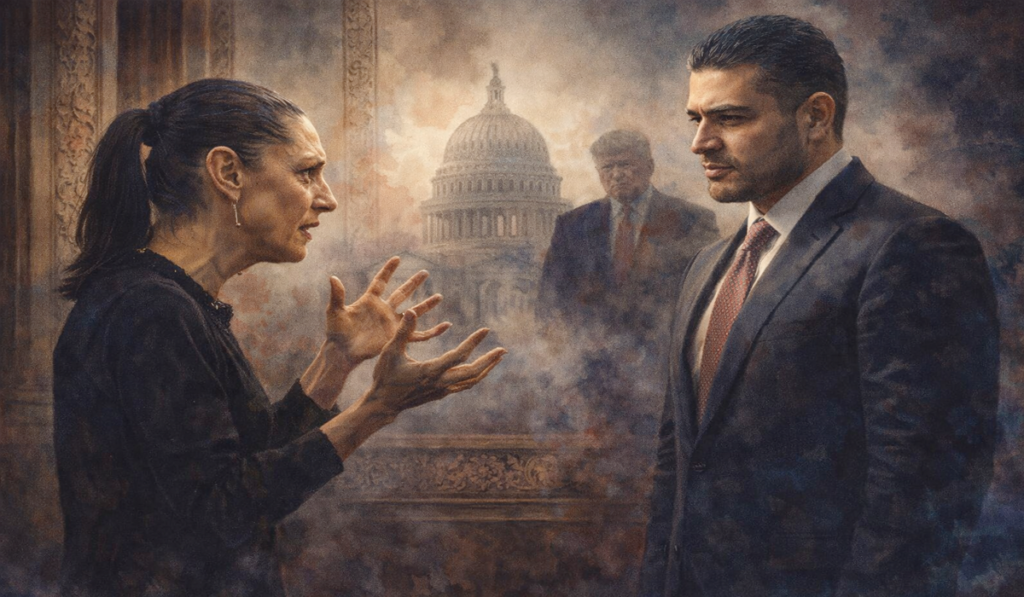 Tensión Sheinbaum Harfuch