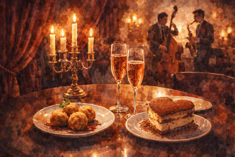 Cena San Valentín Roma Norte.