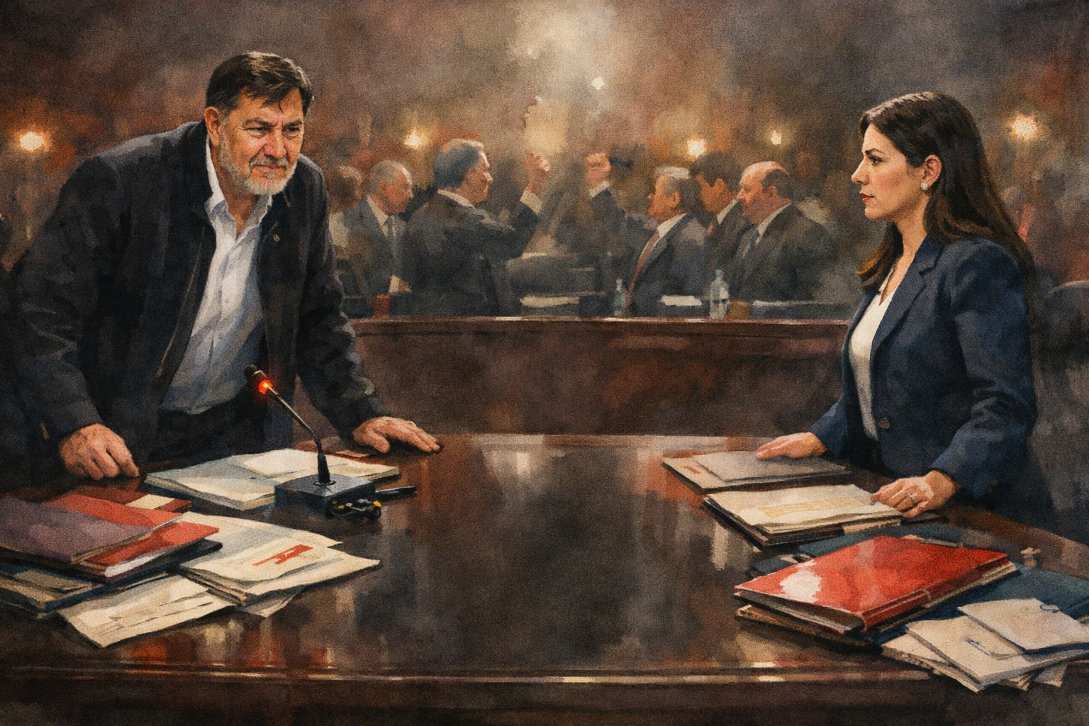 Noroña niega hostilidad contra Grecia Quiroz, pero su versión deja más dudas que respuestas