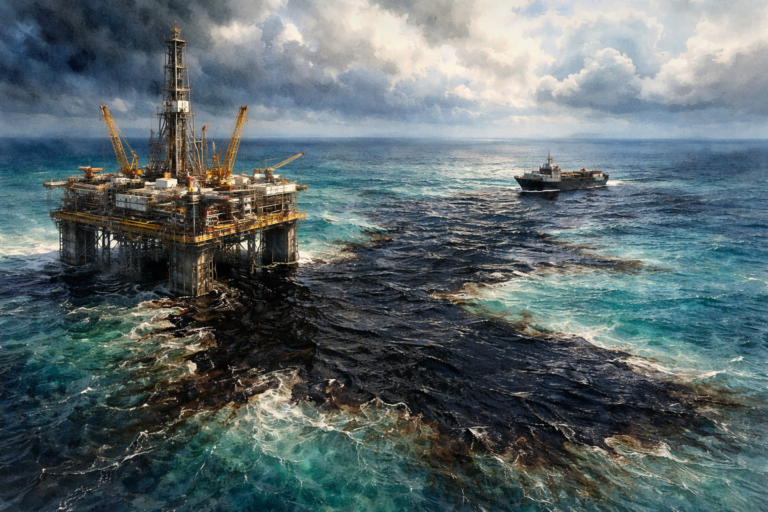 Derrame de Pemex en el Golfo de México