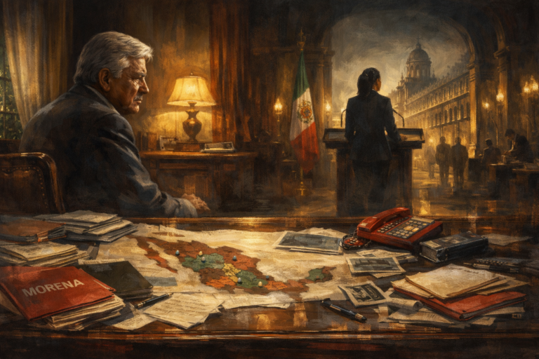 AMLO poder en Morena