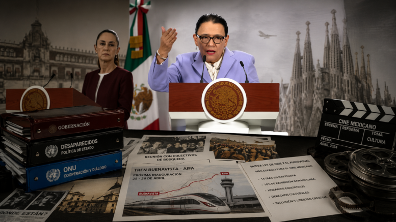 Rosa Icela Rodríguez mañanera