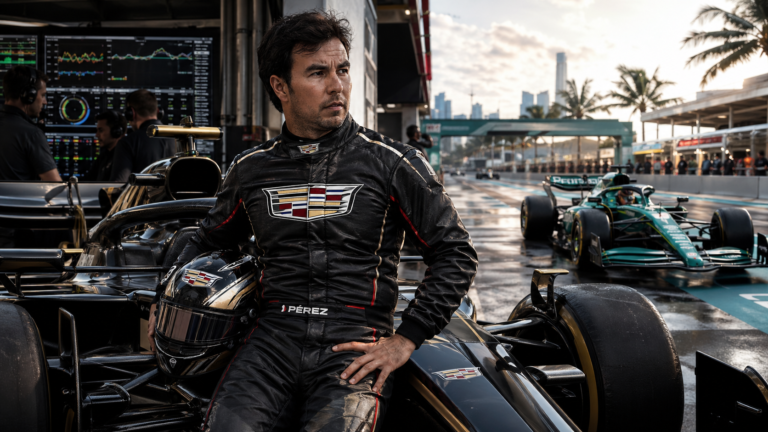 Checo Pérez Cadillac