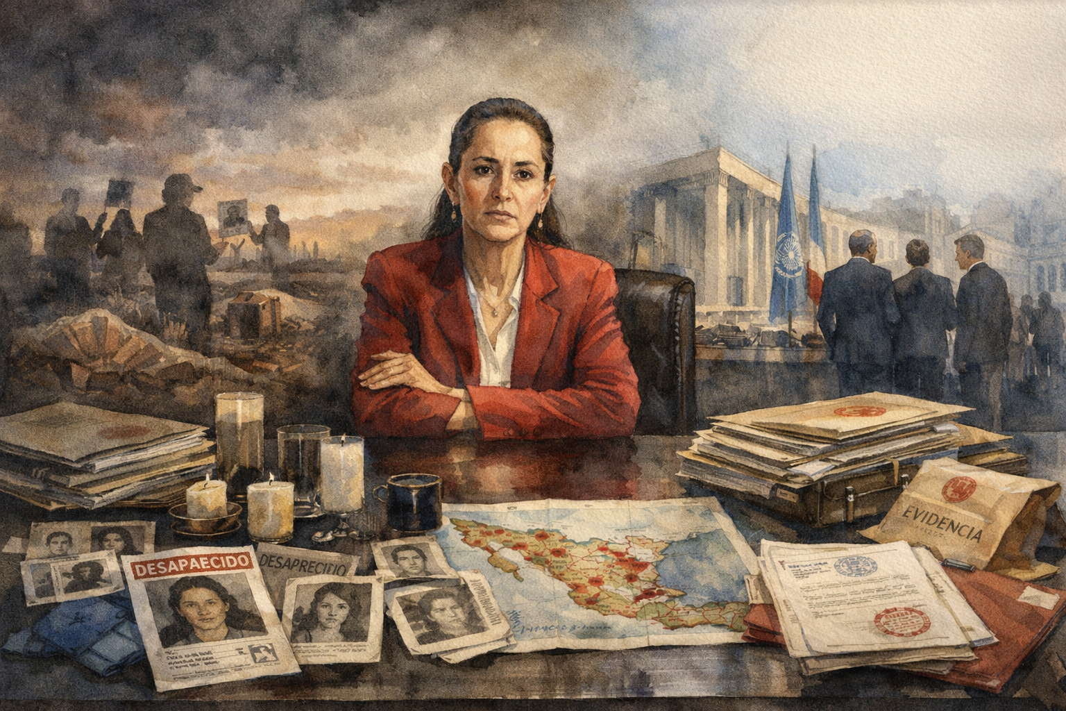 Crisis de desaparecidos en México escala a la ONU y abre nuevo choque con Sheinbaum