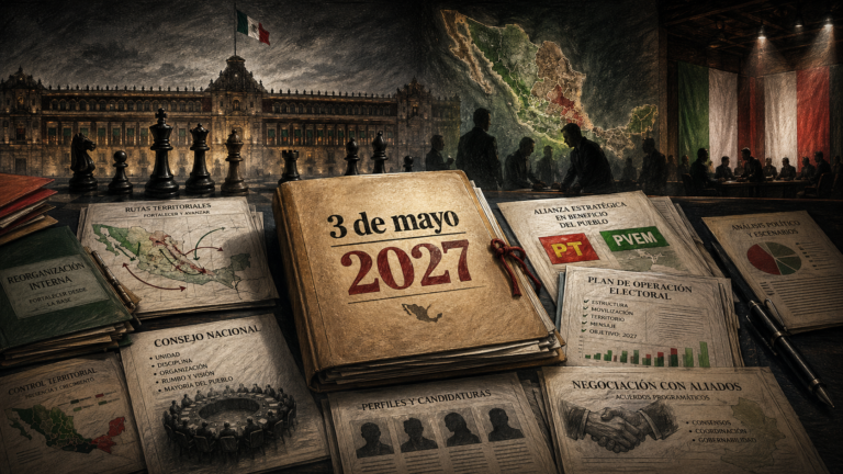 Morena 3 de mayo 2027