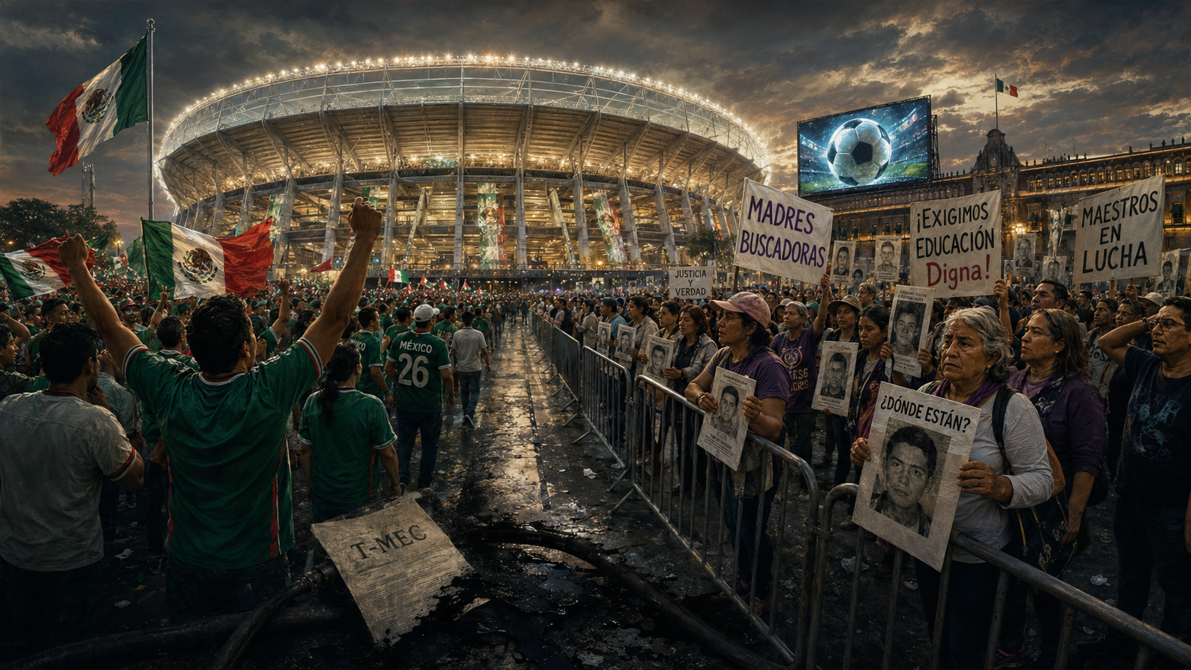 México arranca el Mundial entre goles, protestas y crisis política
