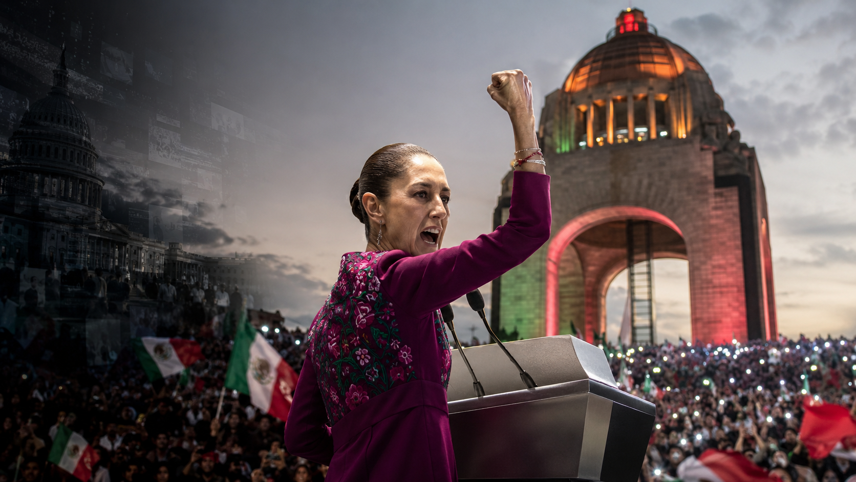 Sheinbaum acusa uso electoral de México desde EU y advierte: “No somos piñata de nadie”