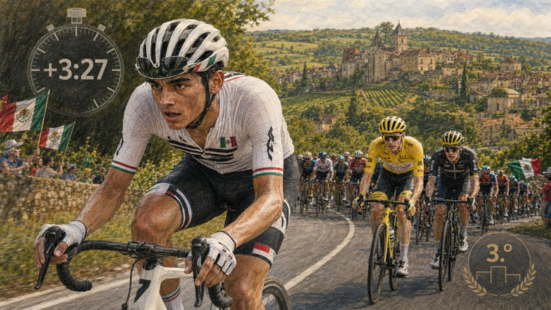Isaac del Toro en el Tour de Francia