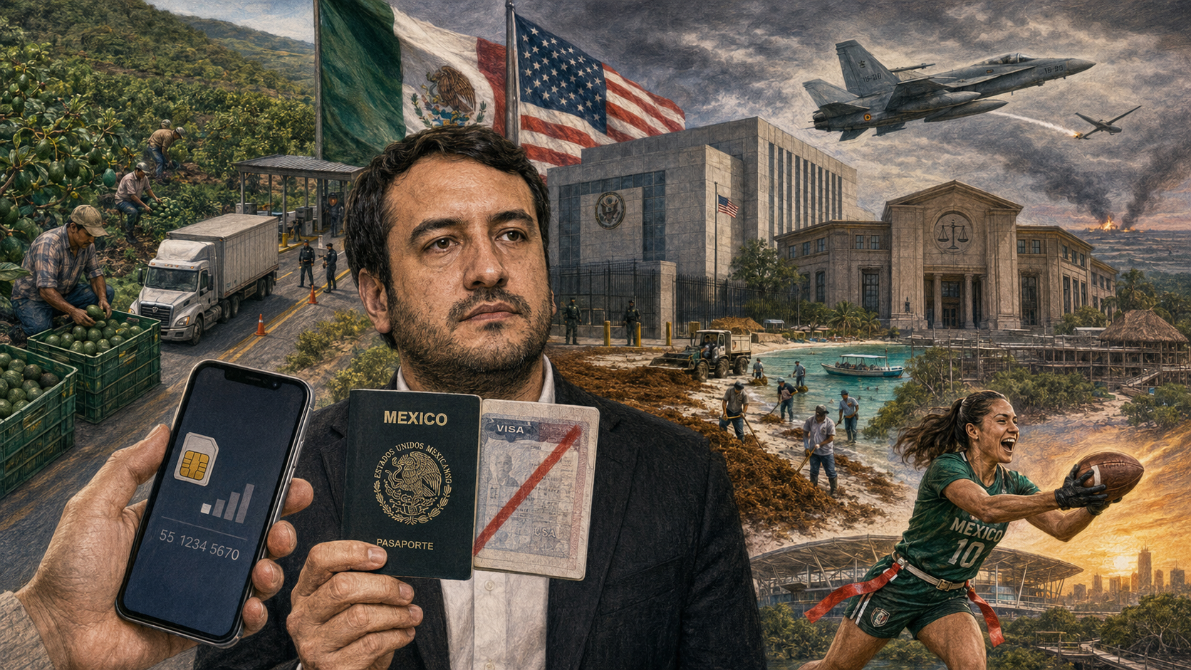 Fin de semana: visa de Andy, sargazo récord y boleto olímpico