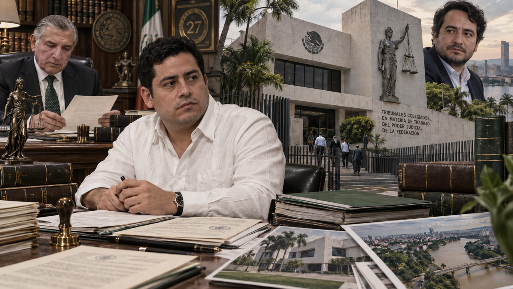 Adán Augusto y Amílcar Olán: la ruta de los 58 mdp en rentas al PJF
