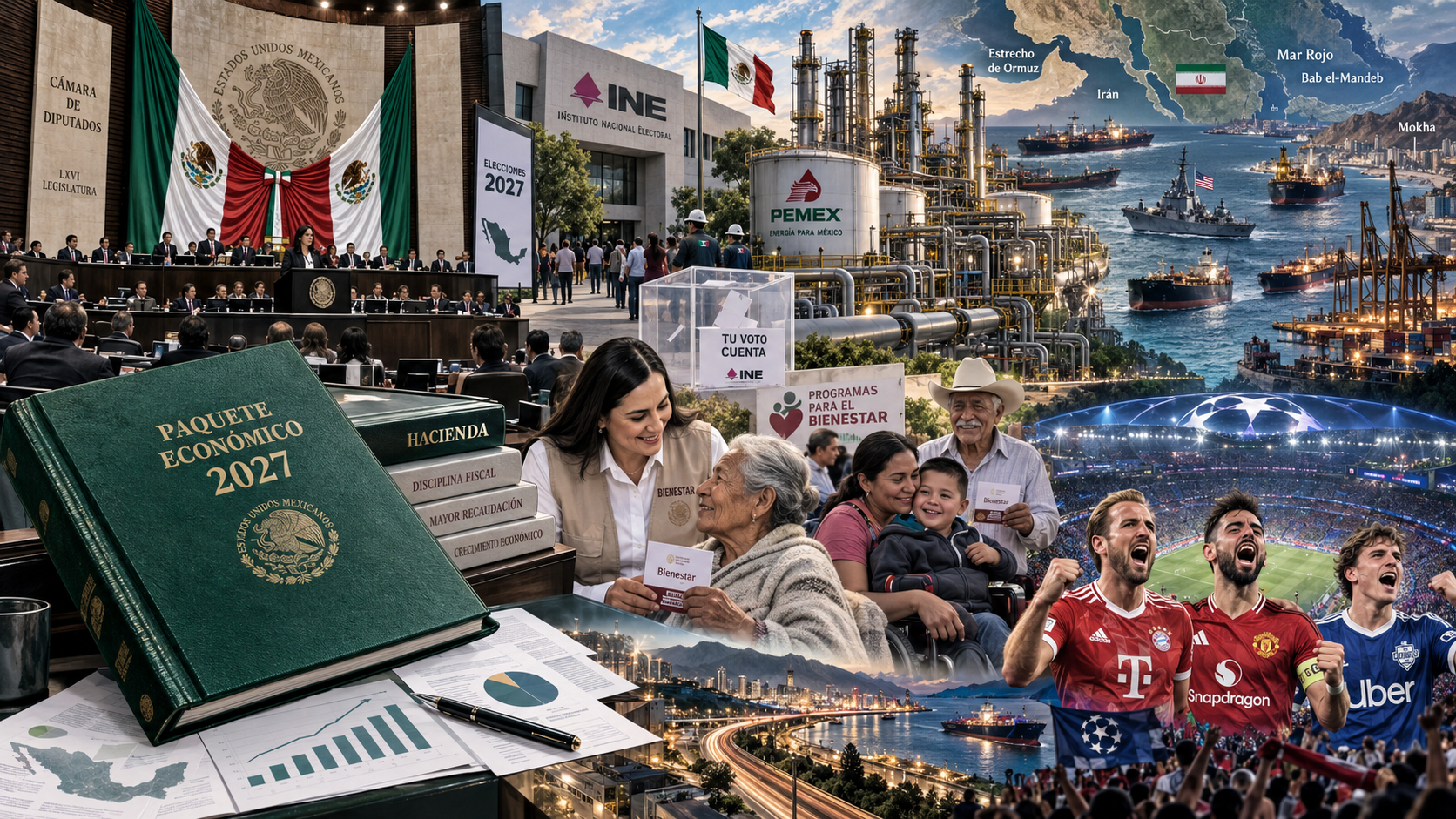 Paquete Económico 2027, INE y Pemex marcan la agenda de México