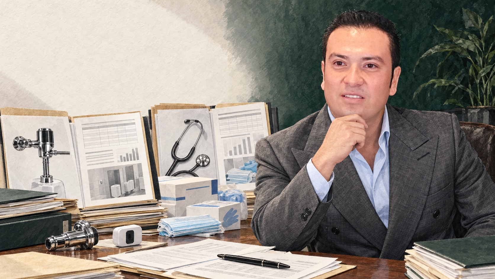 Amílcar Olán: de miles a millones en contratos públicos